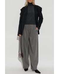 Ami Paris - Cashmere Turtleneck With Logo - Lyst