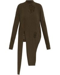Blumarine - Sweater With A Distressed Effect - Lyst