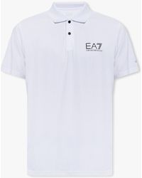 EA7 - Polo Shirt With Logo - Lyst
