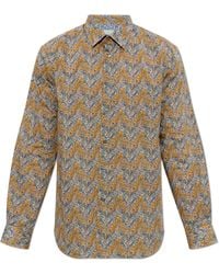 Paul Smith - Shirt With Floral Motif - Lyst