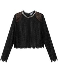 Self-Portrait - Lace Top - Lyst