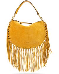Isabel Marant - Suede Shoulder Bag 'Oskan Soft Zip' - Lyst