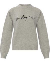 MM6 by Maison Margiela - Sweater With Logo - Lyst
