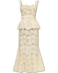 Self-Portrait - Lace Dress With Belt - Lyst