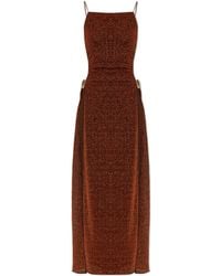 Oséree - Dress With Lurex Thread - Lyst