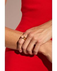 Versace - Ring With A Stone - Lyst