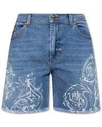 Versace Jeans Couture Denim Shorts - Blue