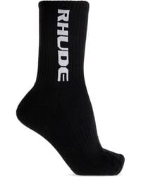 Rhude - Socks With Logo - Lyst