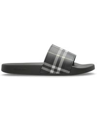 Burberry - Rubber Flip-Flops - Lyst