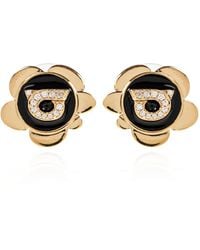 Ferragamo - Brass Earrings - Lyst