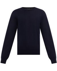 Dolce & Gabbana - Wool Sweater With Patch - Lyst