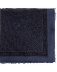 Etro - Scarf With Raw Edge - Lyst