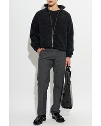 Jil Sander - Wool Jacket With Stand-Up Collar - Lyst