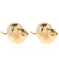 Versace - Shell Motif Clips - Lyst