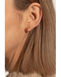 Bottega Veneta - Earrings With Signature Knot - Lyst