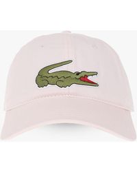 Lacoste Baseball Cap With Logo - Pink