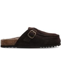 Scholl - Leather Mules 'Dakota Fur' - Lyst