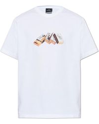 Paul Smith - T-Shirt With Colorful Print - Lyst