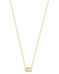 COACH - Necklace With A Pendant - Lyst