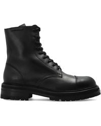 AllSaints - Hank Leather Ankle Boots - Lyst
