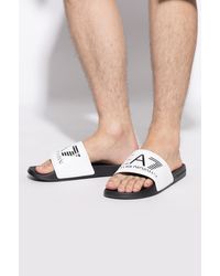 EA7 - Rubber Flip-Flops - Lyst