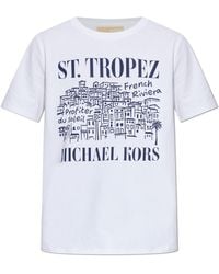 MICHAEL Michael Kors - T-Shirt With Print - Lyst