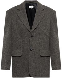 MM6 by Maison Margiela - Blazer With Open Lapels - Lyst
