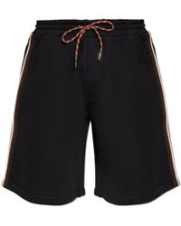 Moncler - Shorts With Logo Patch - Lyst