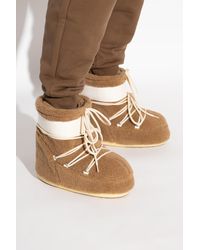 Moon Boot - 'Icon Low Fleece' Snow Boots - Lyst