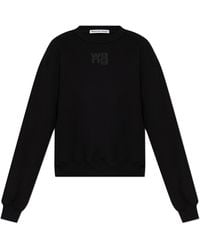 T By Alexander Wang - Sweatshirt With Logo - Lyst
