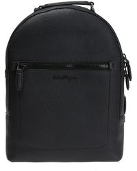 Ferragamo - Backpack With Metal Logo - Lyst