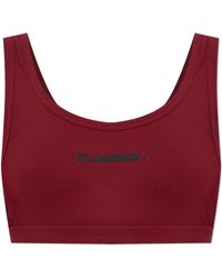 Jil Sander - Lingerie Top With Logo - Lyst