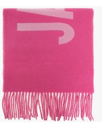 Wool scarf Jacquemus Navy in Wool - 33040738