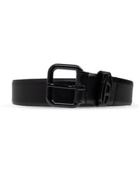 DIESEL - Leather Belt "Oval D Logo B-1Dr" - Lyst