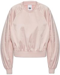 adidas Originals - Loose-Fit Satin Blouse - Lyst