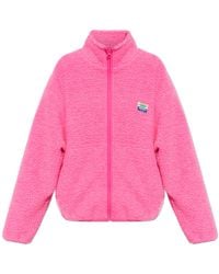 American Vintage - Fleece Jacket With Stand-Up Collar - Lyst