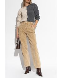 Moschino - Cardigan With Decorative Knit - Lyst