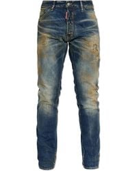 DSquared² - 'Teddy' Jeans With A 'Vintage' Effect - Lyst