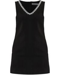 Self-Portrait - Dress With Shimmering Crystals - Lyst