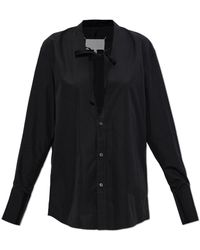 Maison Margiela - Shirt With Decorative Tie - Lyst