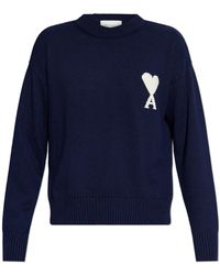 Ami Paris - 'Oversize' Type Sweater - Lyst