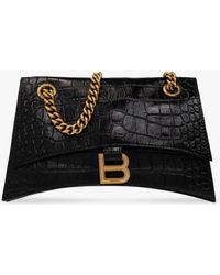 Balenciaga - Crush Chain Small Leather Shoulder Bag - Lyst