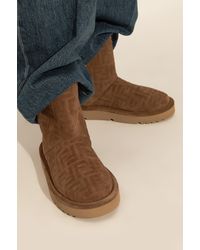Fendi - Snow Boots With Monogram - Lyst