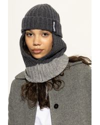 Moschino - Balaclava With Logo Patch - Lyst