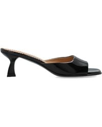NODALETO - Leather Heeled Mules - Lyst