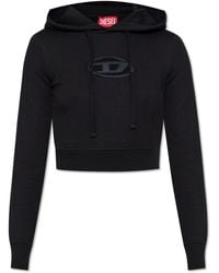 DIESEL - Sweatshirt With 'F-Slimmy-Hood-Od' Logo - Lyst