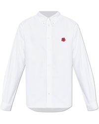 KENZO - Shirt With Patch - Lyst
