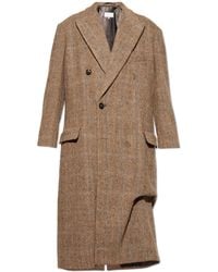 Maison Margiela - Double-Breasted Coat With A Single Vent - Lyst