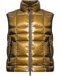 DSquared² - Down Gilet With Stand-Up Collar - Lyst
