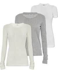 Jil Sander - Three-Pack Of T-Shirts - Lyst